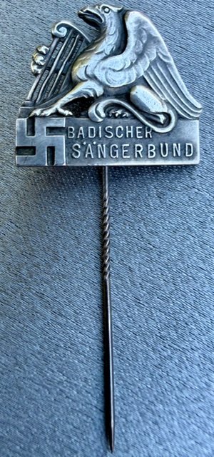 Badischer Sängerbund Mitgliedsabzeichen #20342 