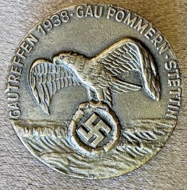 Gautreffen 1938 Gau Pommern Stettin Tinnie #19641 