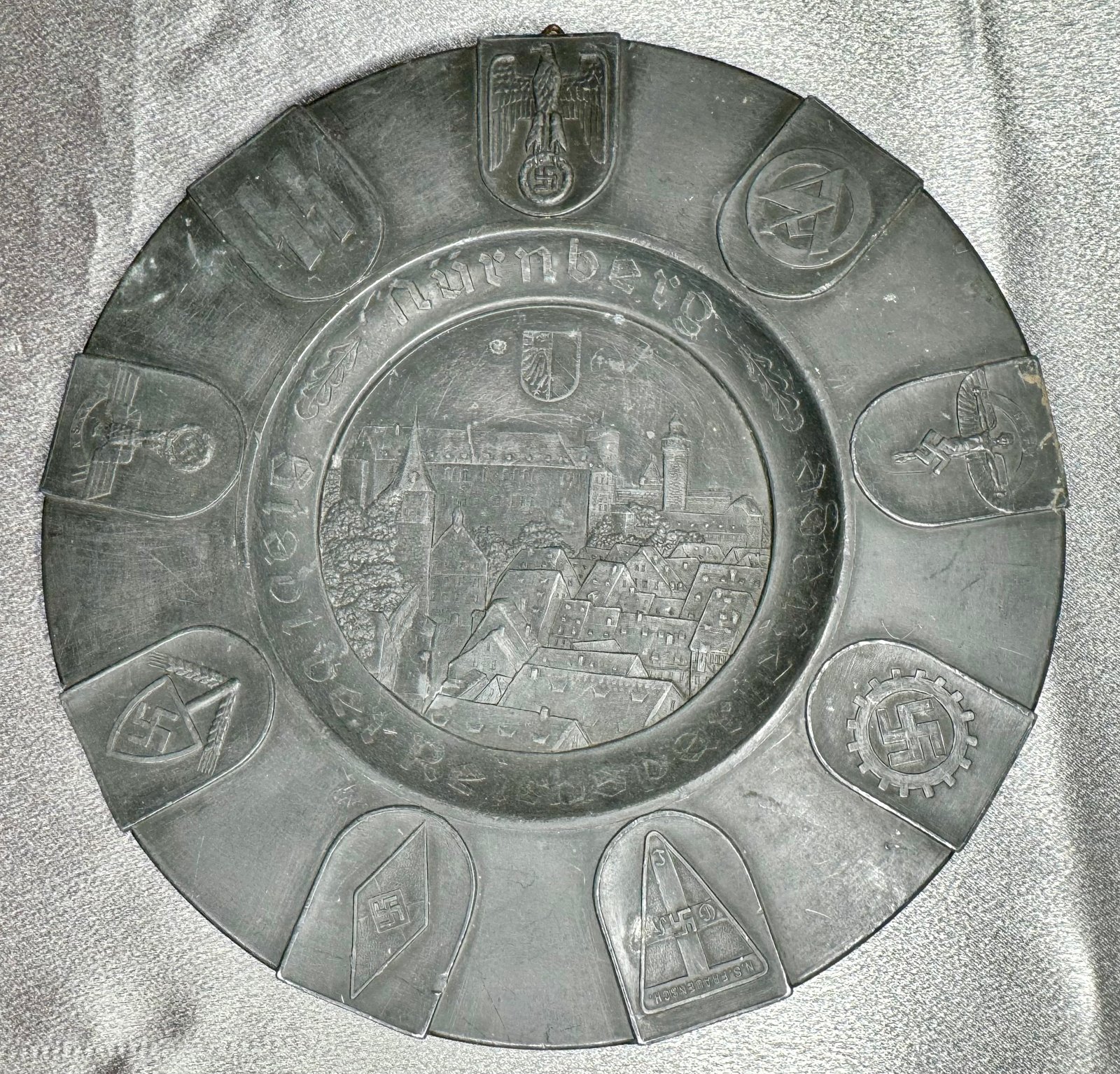 Nuremberg Party Rally Plate #17452 