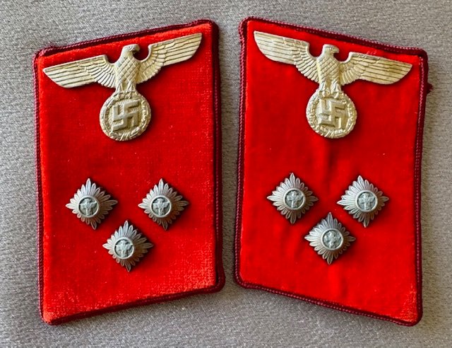 Gauleitung Einsatzleiter Collar Tabs #19071 