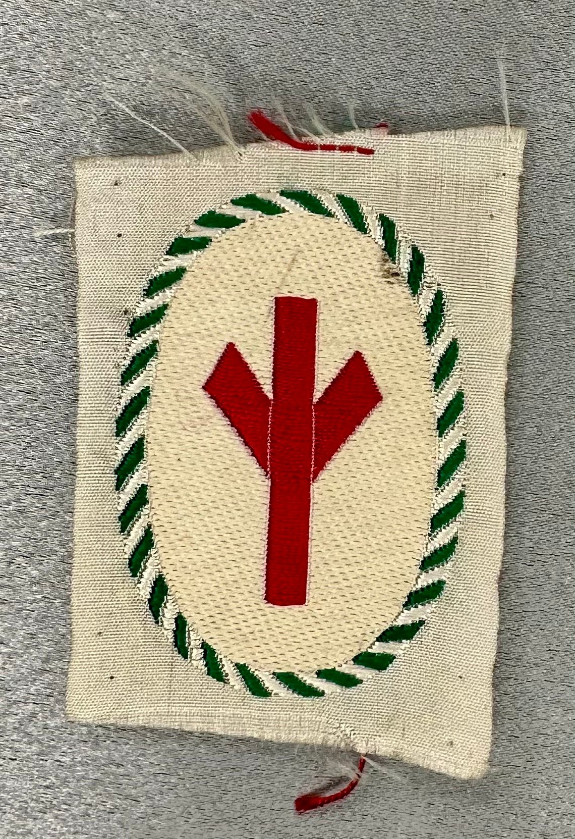 HJ Senior Medical Orderly Sleeve Badge #17173 