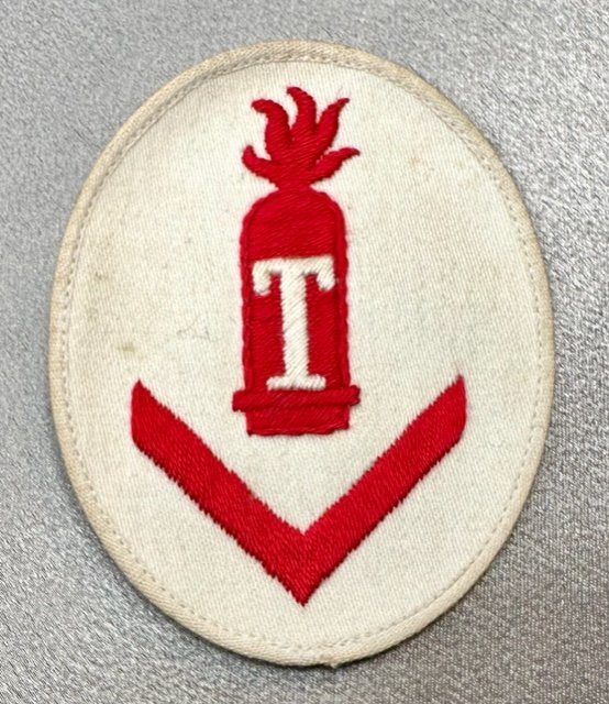 Kriegsmarine Turret Gun Chiefs Specialty Trade Badge #16415 