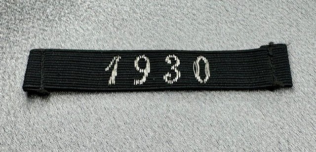 1930 NSDAP Entry Year Ribbon #17741 