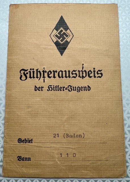 Führerausweis der Hitler-Jugend #17553 