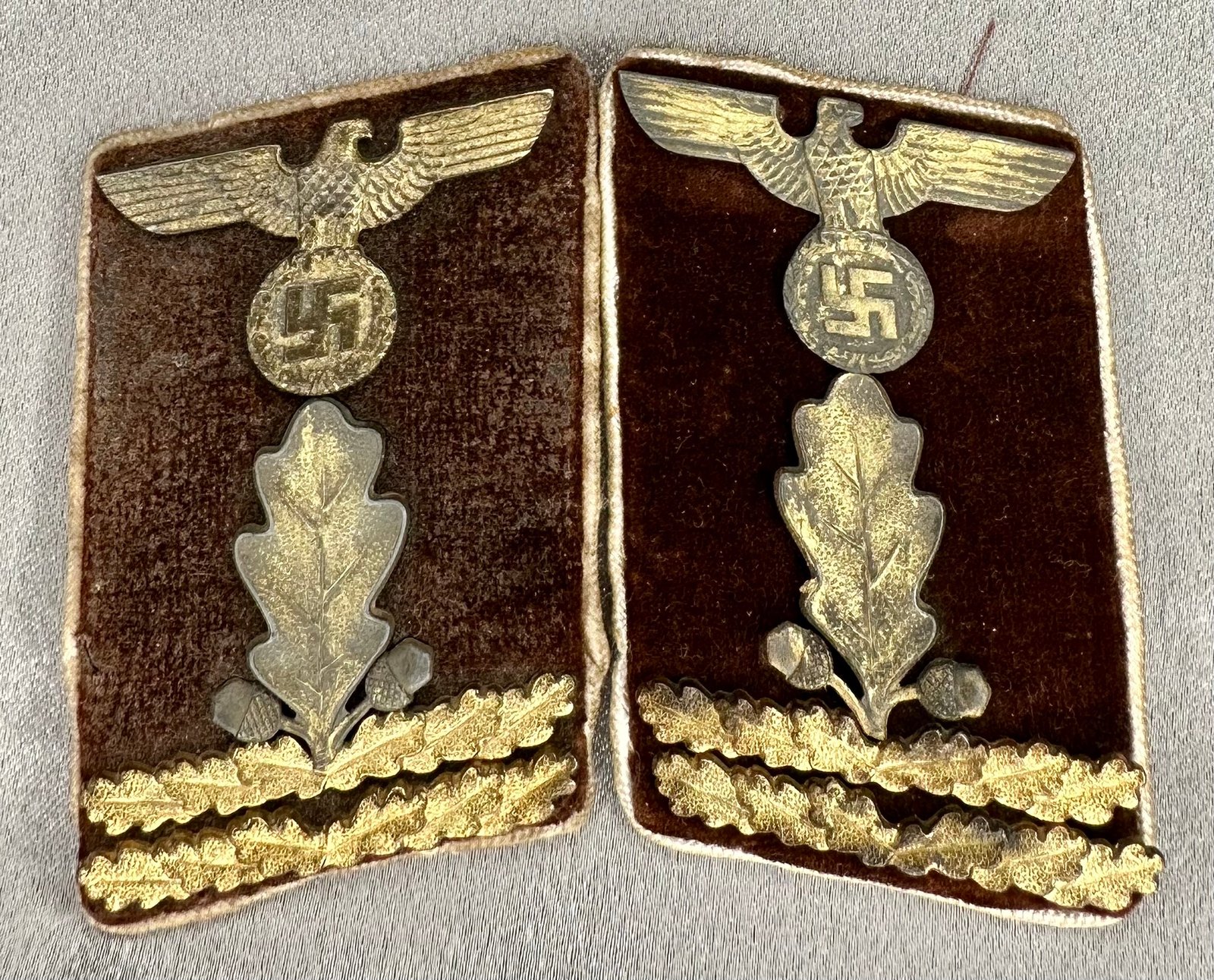 Kreisleitung Hauptabschnittsleiter Collar Tabs #17067 