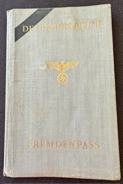 Deutsches Reich Fremdenpass #17677 