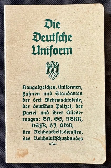 Die Deutsche Uniform Booklet #17602 