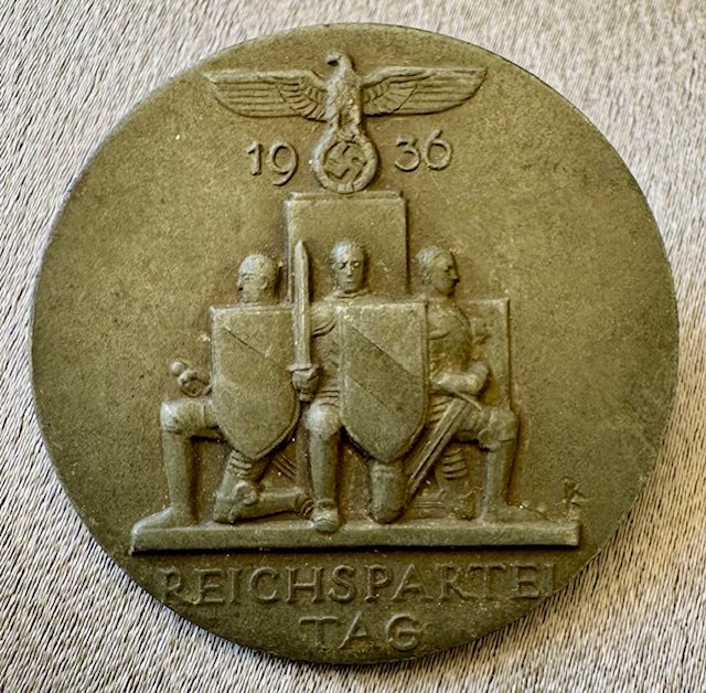 1936 Reichsparteitag Tinnie, #20021 