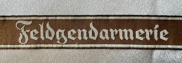 Heer Feldgendarmerie EM/NCO cuff title #18123 