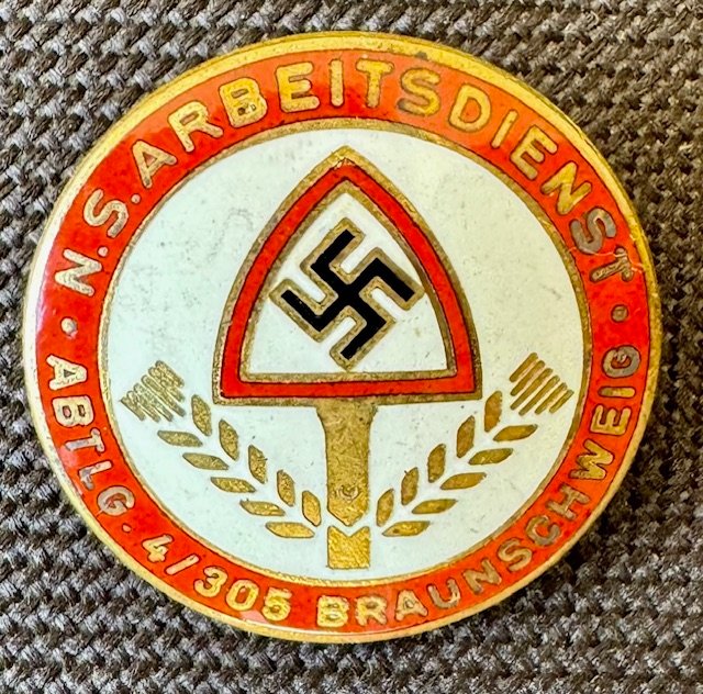 Arbeitsdienst ABTLG. 4/305 Braunschweig #17937 