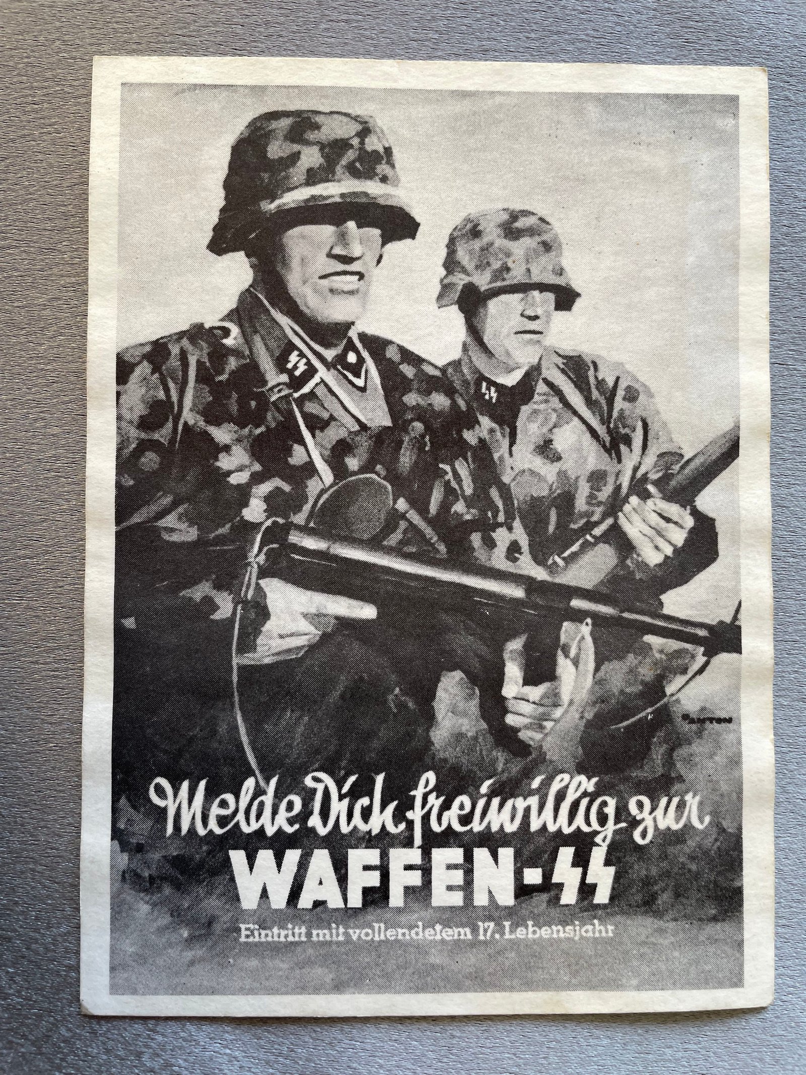 Waffen SS Postcard #14987 