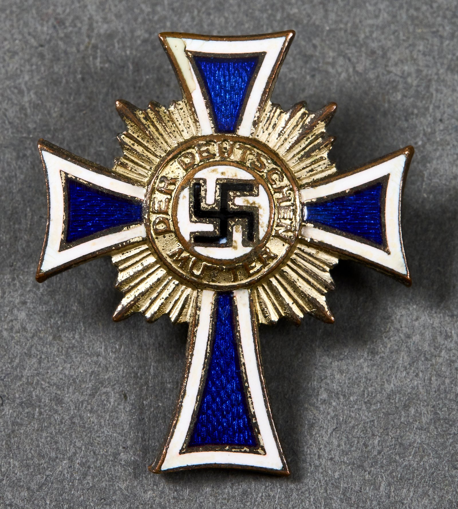 Mother\'s Cross in Silver Brooch #22304 