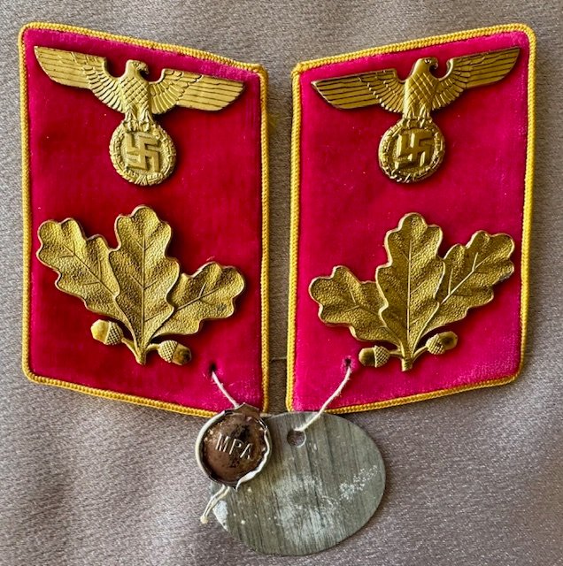 Reichsleitung Dienstleiter Collar Tabs #18585 