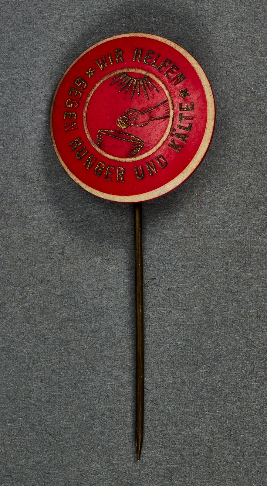 Wir Helfen Gegen Hunger und Kälte Stickpin #22167 