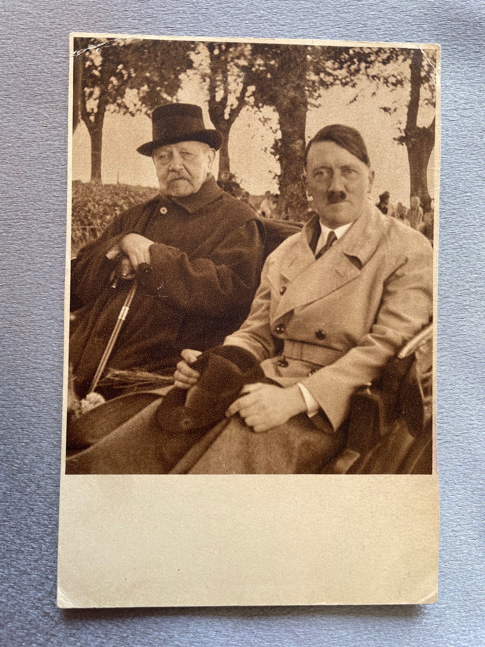 Hitler Hindenburg Postcard #14939 
