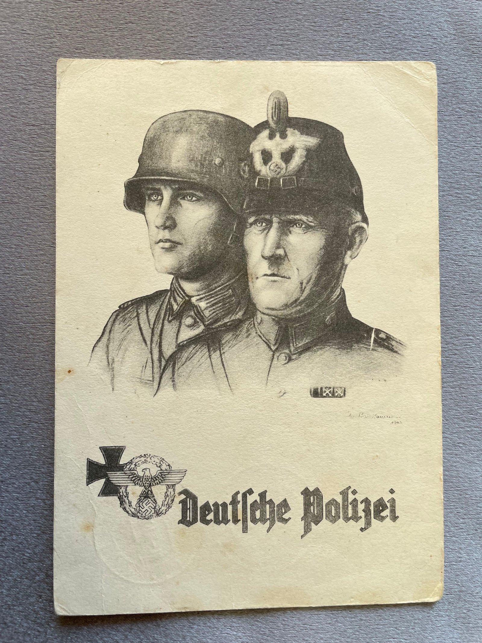 Deutsche Polizei Postcard #15004 