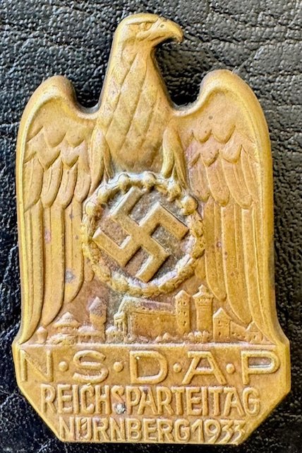 N.S.D.A.P. Reichsparteitag Nürnberg 1933 Tinnie #19620 