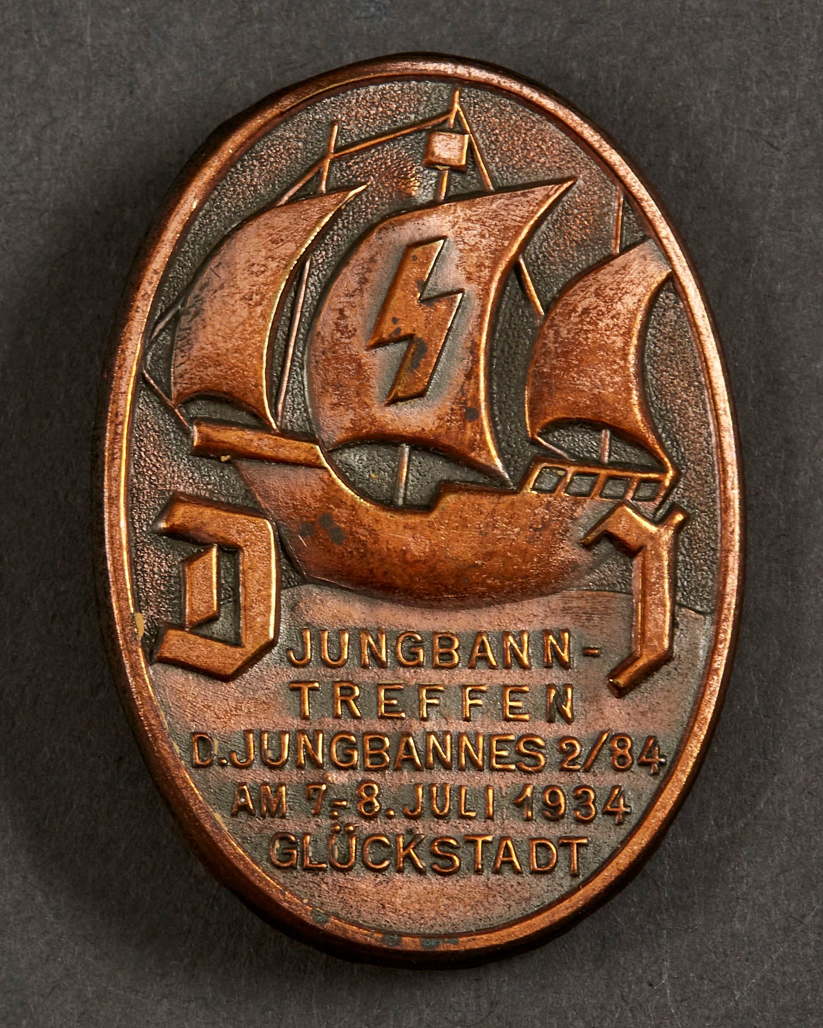 DJ Jungbann-Treffen d. Jungbannes 2/84 am 7.-8.Juli 1934 Glückstadt Tinnie #15622 