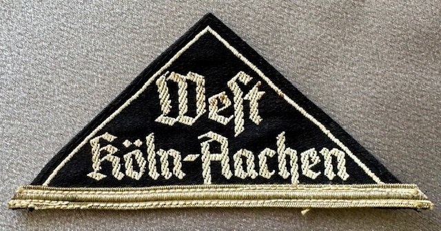 BDM West Köln-Aachen District Sleeve Triangle #18806 