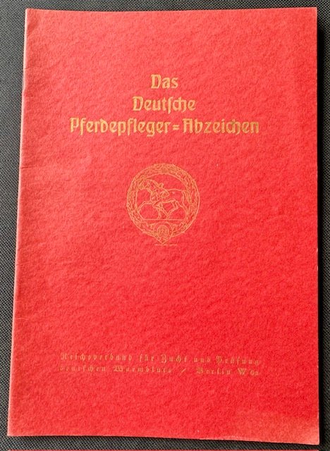 Das Deutsche Pferdepfleger Abzeichen #17629 