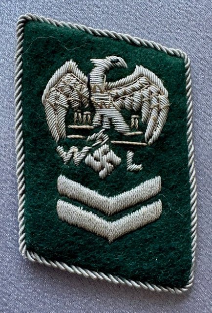 Oberzugführer  Werkluftschutz Collar Tab #18845 