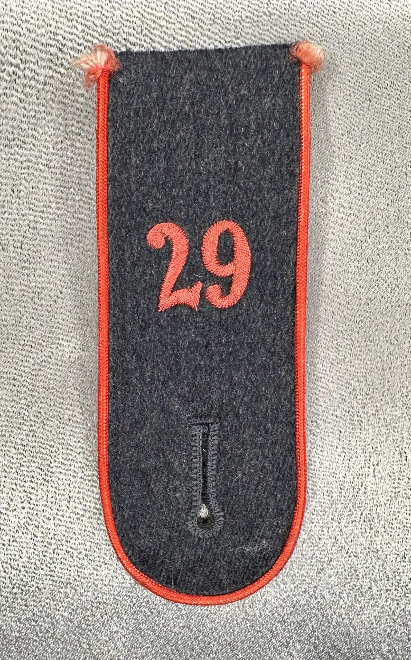 Luftwaffe Flak Regiment 29 Shoulder Board #16987 