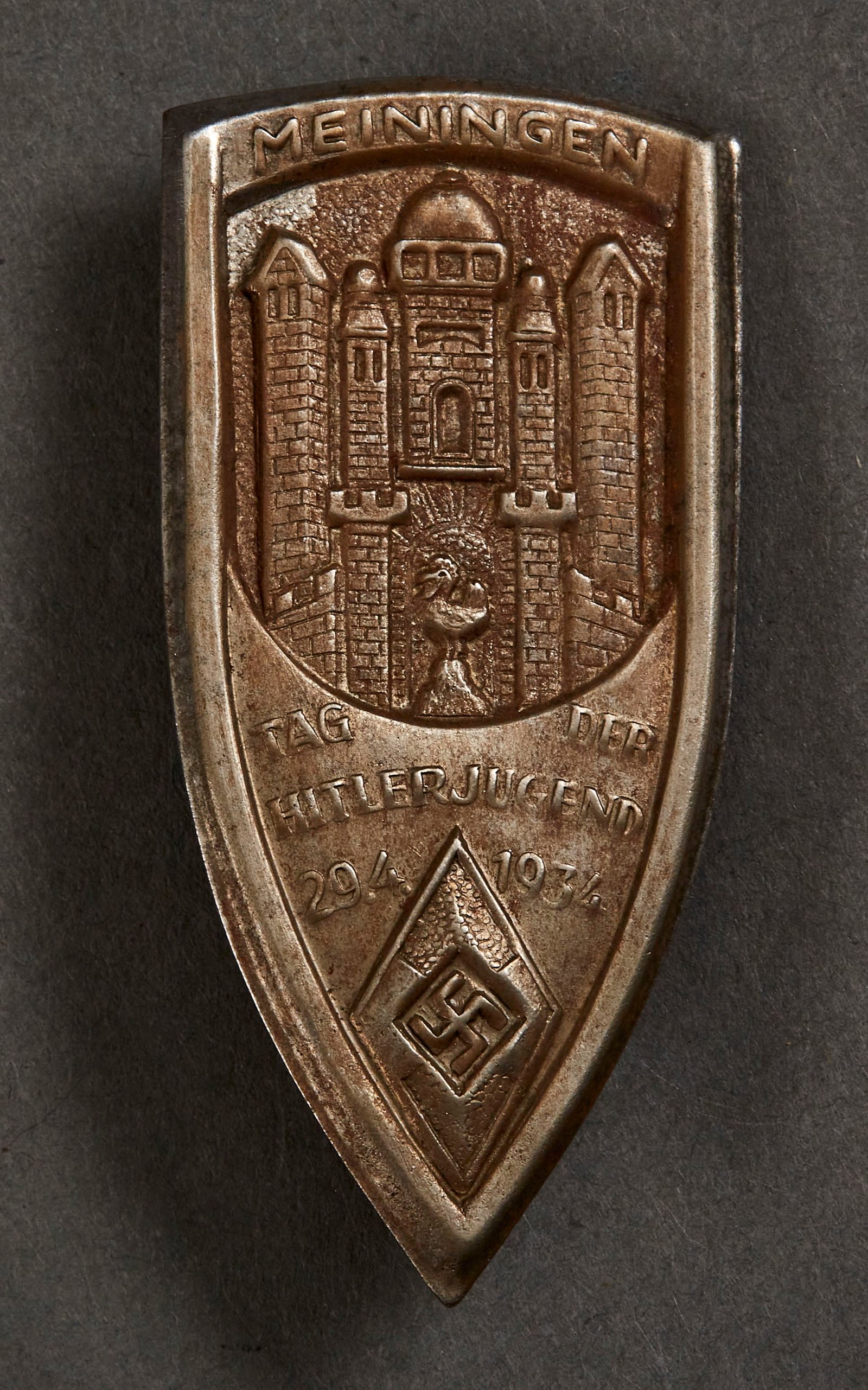 Meiningen Tag der Hitler Jugend 29.4 1934 Tinnie #15607 