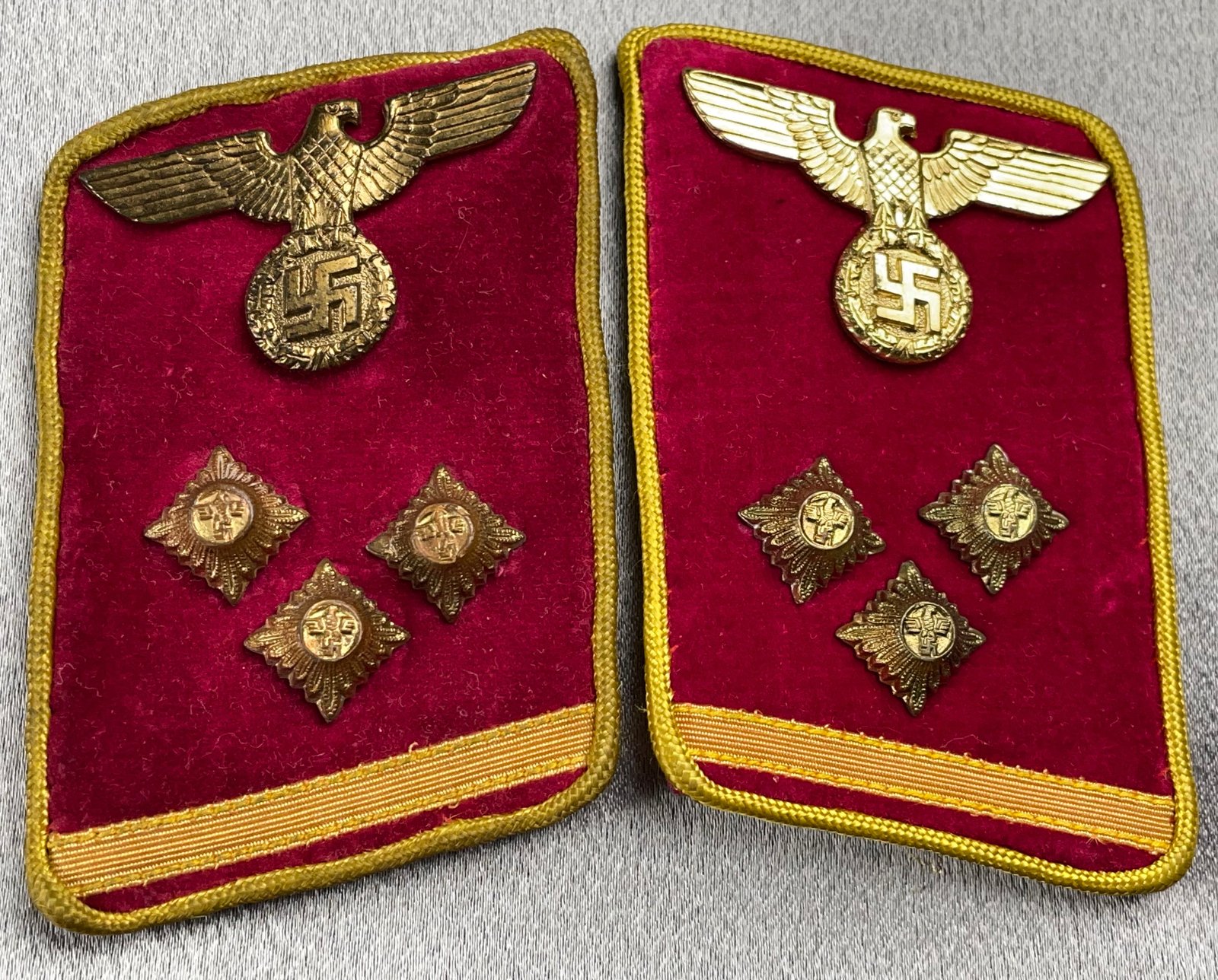 Reichleitung Obereinsatzleiter Collar Tabs #15956 