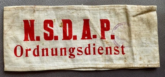 NSDAP Ordnungsdienst Armband #19193 