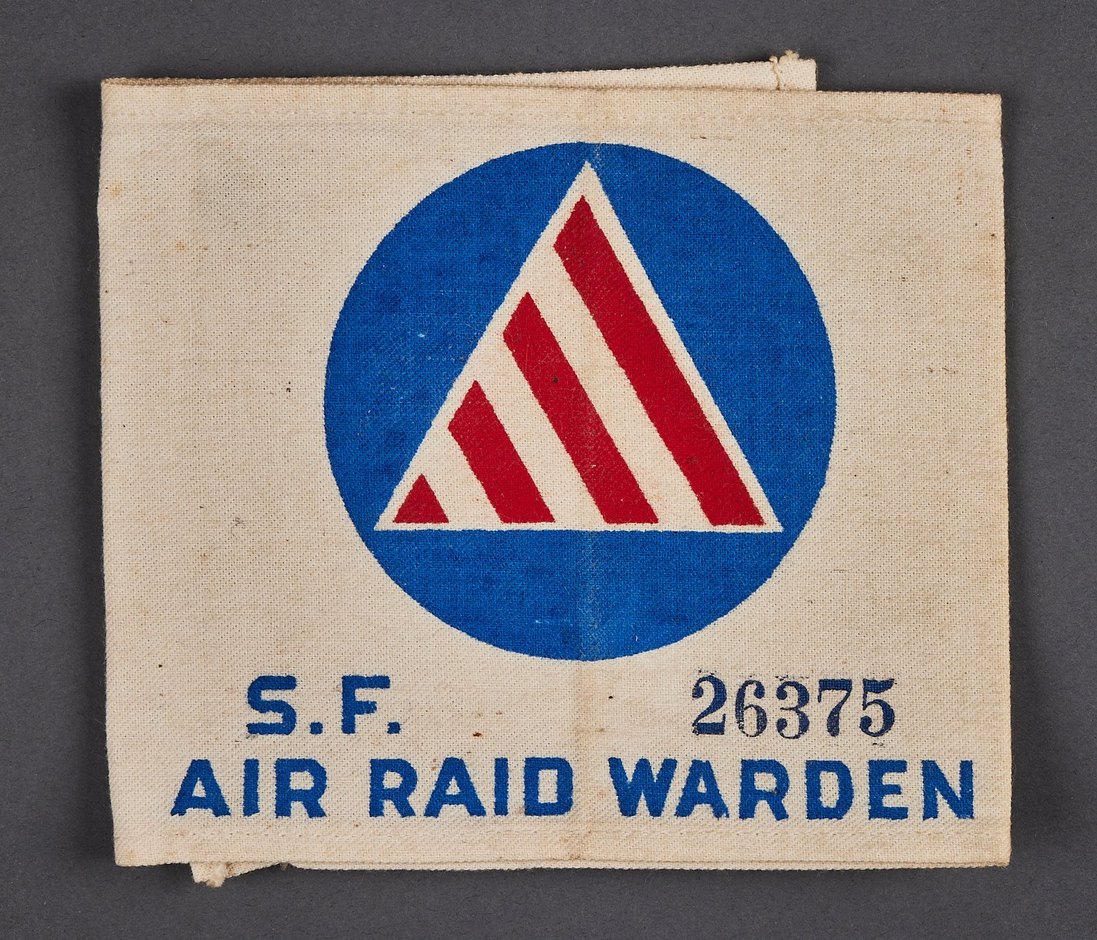 San Francisco Civil Defense Air Raid Warden Armband #20472 